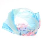 Fashion, accesorii si bijuterii - Femei - Accesorii femei - Esarfe si fulare femei - Esarfa, de dama, Buticcochet, din poliester, imprimeu floral, 50x150 cm, Albastru - ES2545 - Infinity.ro