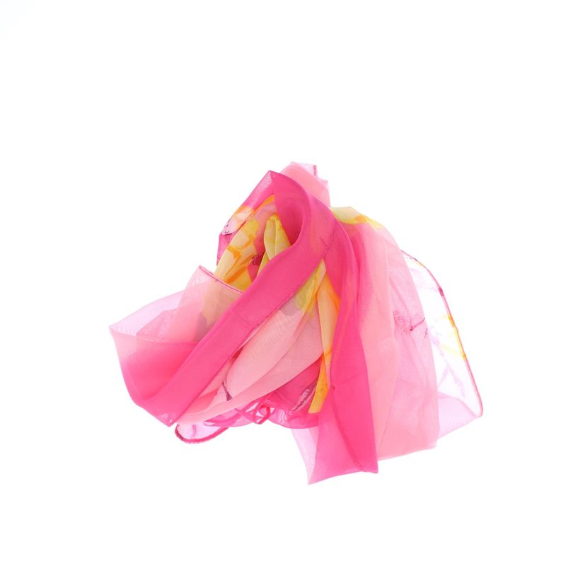 Fashion, accesorii si bijuterii - Femei - Accesorii femei - Esarfe si fulare femei - Esarfa, de dama, Buticcochet, din poliester, imprimeu floral, 50x150 cm, Fucsia - ES2546 - Infinity.ro