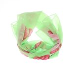 Fashion, accesorii si bijuterii - Femei - Accesorii femei - Esarfe si fulare femei - Esarfa, de dama, Buticcochet, din poliester, imprimeu floral, 50x150 cm, Verde - ES2534 - Infinity.ro