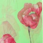 Fashion, accesorii si bijuterii - Femei - Accesorii femei - Esarfe si fulare femei - Esarfa, de dama, Buticcochet, din poliester, imprimeu floral, 50x150 cm, Verde - ES2534 - Infinity.ro