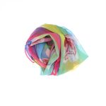 Fashion, accesorii si bijuterii - Femei - Accesorii femei - Esarfe si fulare femei - Esarfa, de dama, Buticcochet, din poliester, imprimeu floral, 50x150 cm, Multicolor - ES2536 - Infinity.ro