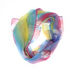 Fashion, accesorii si bijuterii - Femei - Accesorii femei - Esarfe si fulare femei - Esarfa, de dama, Buticcochet, din poliester, imprimeu floral, 50x150 cm, Multicolor - ES2536 - Infinity.ro