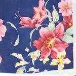 Fashion, accesorii si bijuterii - Femei - Accesorii femei - Esarfe si fulare femei - Esarfa, de dama, 70 x 70 cm, Buticcochet, model floral, Bleumarin - ES2245 - Infinity.ro