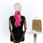 Fashion, accesorii si bijuterii - Femei - Accesorii femei - Esarfe si fulare femei - Esarfa, de dama, Buticcochet, din poliester, 150x50 cm, Roz - ES2263 - Infinity.ro
