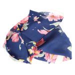 Fashion, accesorii si bijuterii - Femei - Accesorii femei - Esarfe si fulare femei - Esarfa, de dama, 70 x 70 cm, Buticcochet, model floral, Bleumarin - ES2245 - Infinity.ro