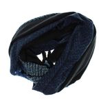 Fashion, accesorii si bijuterii - Femei - Accesorii femei - Esarfe si fulare femei - Esarfa, de dama, Buticcochet, Casmir, cu franjuri, model stilizat, 60x180 cm, Bleumarin - ES2335 - Infinity.ro