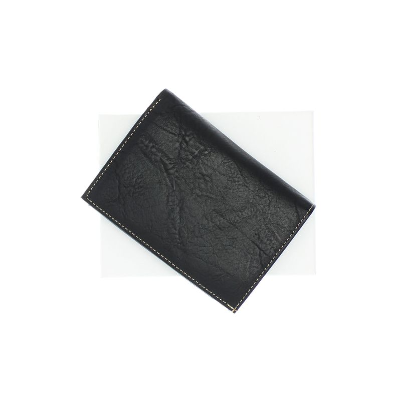 Fashion, accesorii si bijuterii - Femei - Accesorii femei - Portofele femei - Portofel barbatesc, Angel, din piele naturala,12 x 9x 2 cm, Negru- PR650 - Infinity.ro