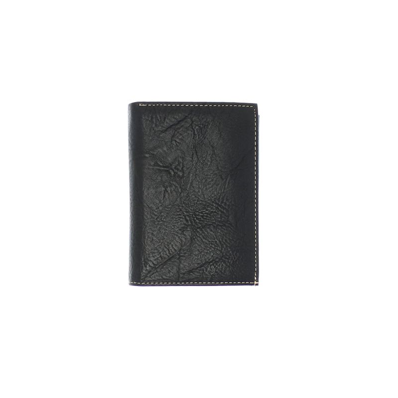 Fashion, accesorii si bijuterii - Femei - Accesorii femei - Portofele femei - Portofel barbatesc, Angel, din piele naturala,12 x 9x 2 cm, Negru- PR650 - Infinity.ro