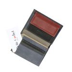 Fashion, accesorii si bijuterii - Femei - Accesorii femei - Portofele femei - Portofel barbatesc, Angel, din piele naturala,12 x 9x 2 cm, Negru- PR650 - Infinity.ro