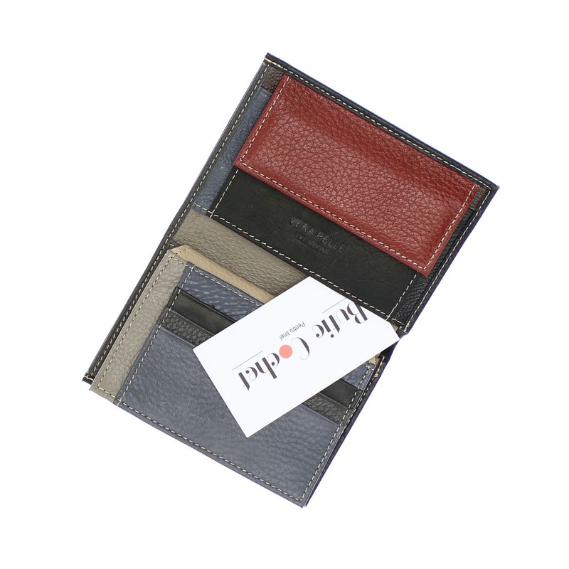 Fashion, accesorii si bijuterii - Femei - Accesorii femei - Portofele femei - Portofel barbatesc, Angel, din piele naturala,12 x 9x 2 cm, Negru- PR650 - Infinity.ro