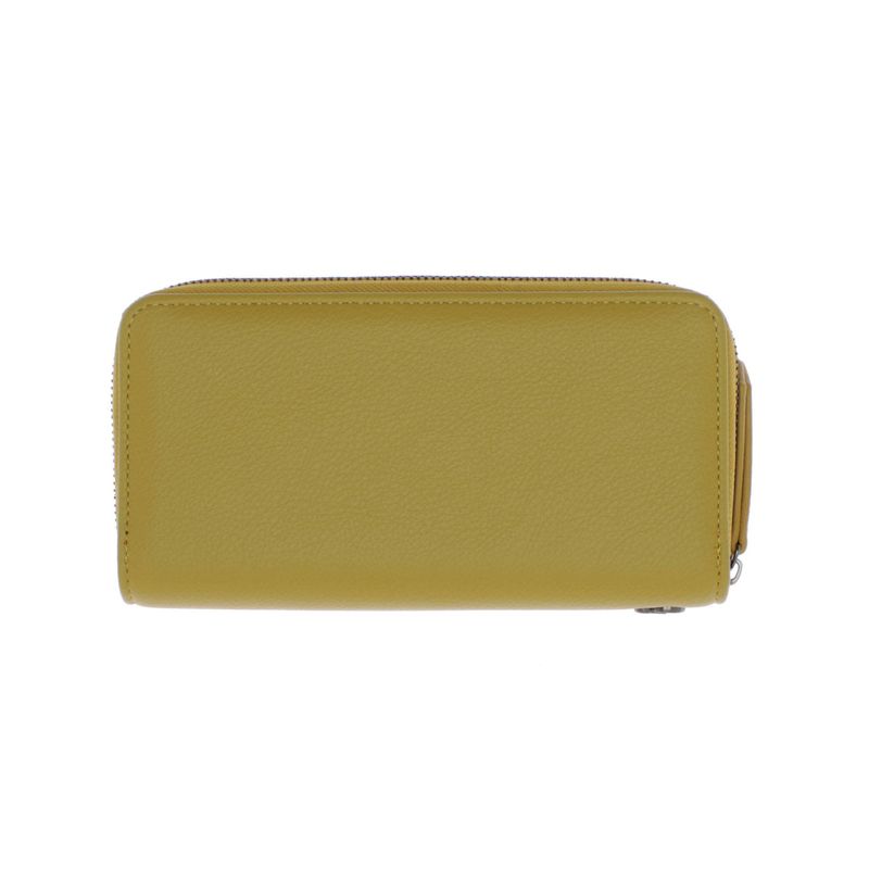 Fashion, accesorii si bijuterii - Femei - Accesorii femei - Portofele femei - Portofel de dama, din piele ecologica, Buticcochet, Galben cu un fermoar, 19x10x3 cm - PR549 - Infinity.ro