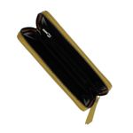 Fashion, accesorii si bijuterii - Femei - Accesorii femei - Portofele femei - Portofel de dama, din piele ecologica, Buticcochet, Galben cu un fermoar, 19x10x3 cm - PR549 - Infinity.ro