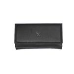 Fashion, accesorii si bijuterii - Femei - Accesorii femei - Portofele femei - Portofel de dama, din piele naturala, Karali, 17.5x10x2.5 cm, Negru - PR619 - Infinity.ro