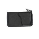 Fashion, accesorii si bijuterii - Femei - Accesorii femei - Portofele femei - Portofel de dama, din piele ecologica, Buticcochet, Negru cu bareta detasabila, 19x10x4 cm - PR563 - Infinity.ro