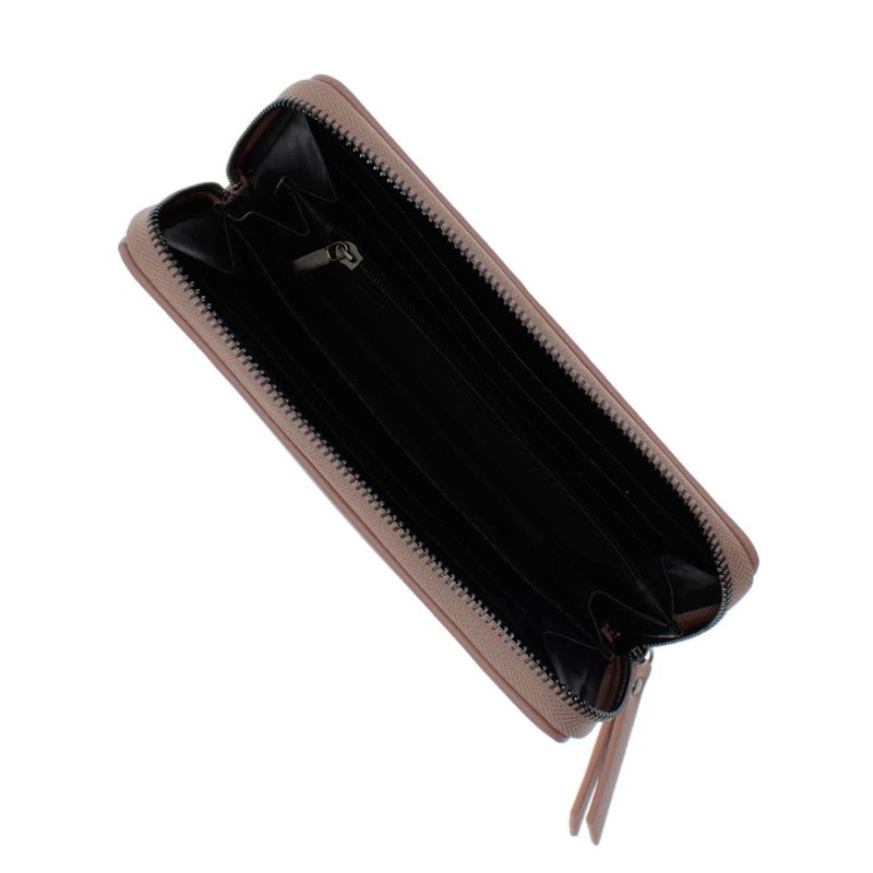 Fashion, accesorii si bijuterii - Femei - Accesorii femei - Portofele femei - Portofel de dama, din piele ecologica, Buticcochet, Roz cu un fermoar, 19x10x3 cm - PR548 - Infinity.ro