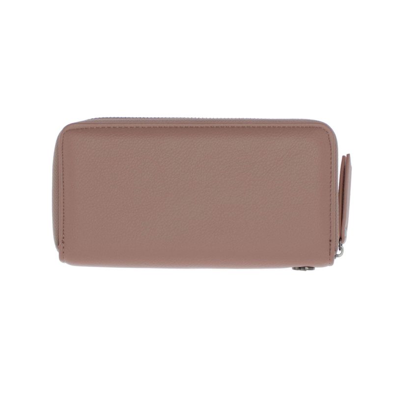 Fashion, accesorii si bijuterii - Femei - Accesorii femei - Portofele femei - Portofel de dama, din piele ecologica, Buticcochet, Roz cu un fermoar, 19x10x3 cm - PR548 - Infinity.ro