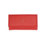 Fashion, accesorii si bijuterii - Femei - Accesorii femei - Portofele femei - Portofel de dama, din piele naturala, Karali, 17.5x10x2.5 cm, Rosu - PR618 - Infinity.ro