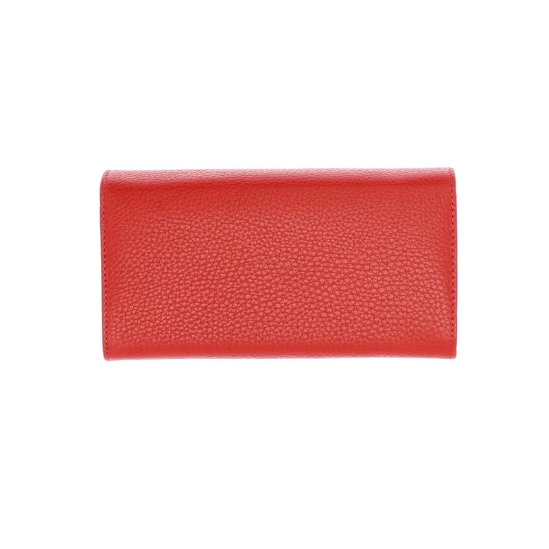 Fashion, accesorii si bijuterii - Femei - Accesorii femei - Portofele femei - Portofel de dama, din piele naturala, Karali, 17.5x10x2.5 cm, Rosu - PR618 - Infinity.ro