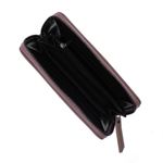 Fashion, accesorii si bijuterii - Femei - Accesorii femei - Portofele femei - Portofel de dama, din piele ecologica, Buticcochet, Mov cu un fermoar, 19x10x3 cm - PR546 - Infinity.ro