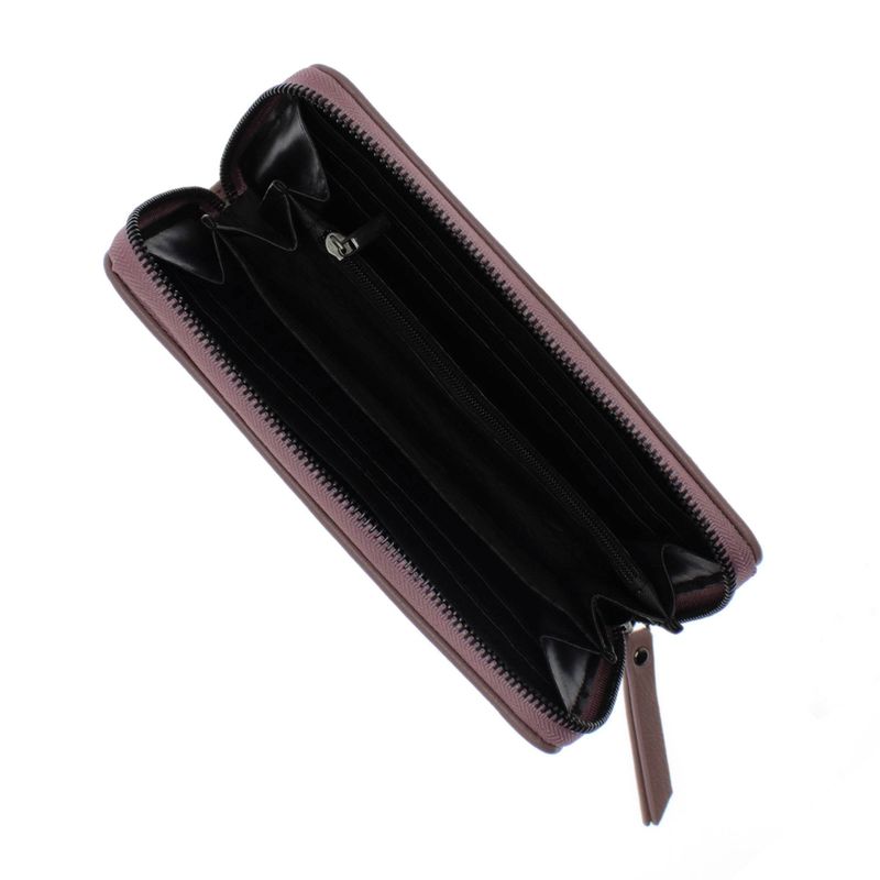 Fashion, accesorii si bijuterii - Femei - Accesorii femei - Portofele femei - Portofel de dama, din piele ecologica, Buticcochet, Mov cu un fermoar, 19x10x3 cm - PR546 - Infinity.ro