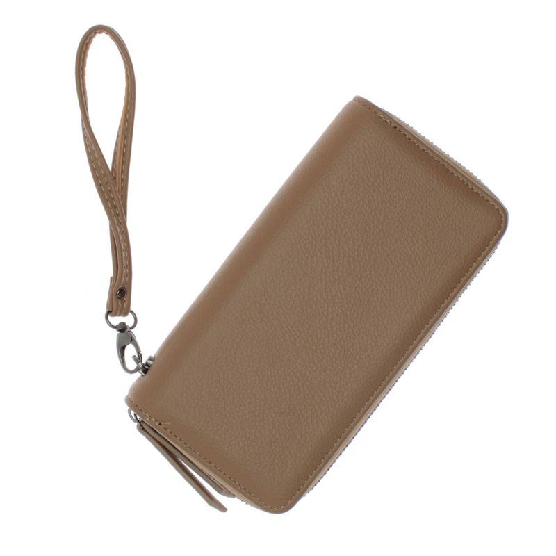 Fashion, accesorii si bijuterii - Femei - Accesorii femei - Portofele femei - Portofel de dama, din piele ecologica, Buticcochet, Maro cu un fermoar, 19x10x3 cm - PR547 - Infinity.ro