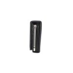 Fashion, accesorii si bijuterii - Femei - Accesorii femei - Portofele femei - Portofel de dama, din piele ecologica, Buticcochet, cu capse si detalii aurii, 19x9x3 cm, Negru - PR843 - Infinity.ro
