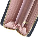 Fashion, accesorii si bijuterii - Femei - Accesorii femei - Portofele femei - Portofel de dama, din piele ecologica, Buticcochet, cu un fermoar si flori, 19x10x2 cm, Negru - PR855 - Infinity.ro