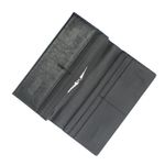 Fashion, accesorii si bijuterii - Femei - Accesorii femei - Portofele femei - Portofel de dama, din piele ecologica, Buticcochet, cu capse si detalii aurii, 19x9x3 cm, Negru - PR843 - Infinity.ro