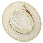 Fashion, accesorii si bijuterii - Barbati - Accesorii barbati - Caciuli si sepci barbati - Palarie de soare, barbati, ButicCochet, 100% paie de hartie, cu banda decorativa, Bej - PAL559 - Infinity.ro