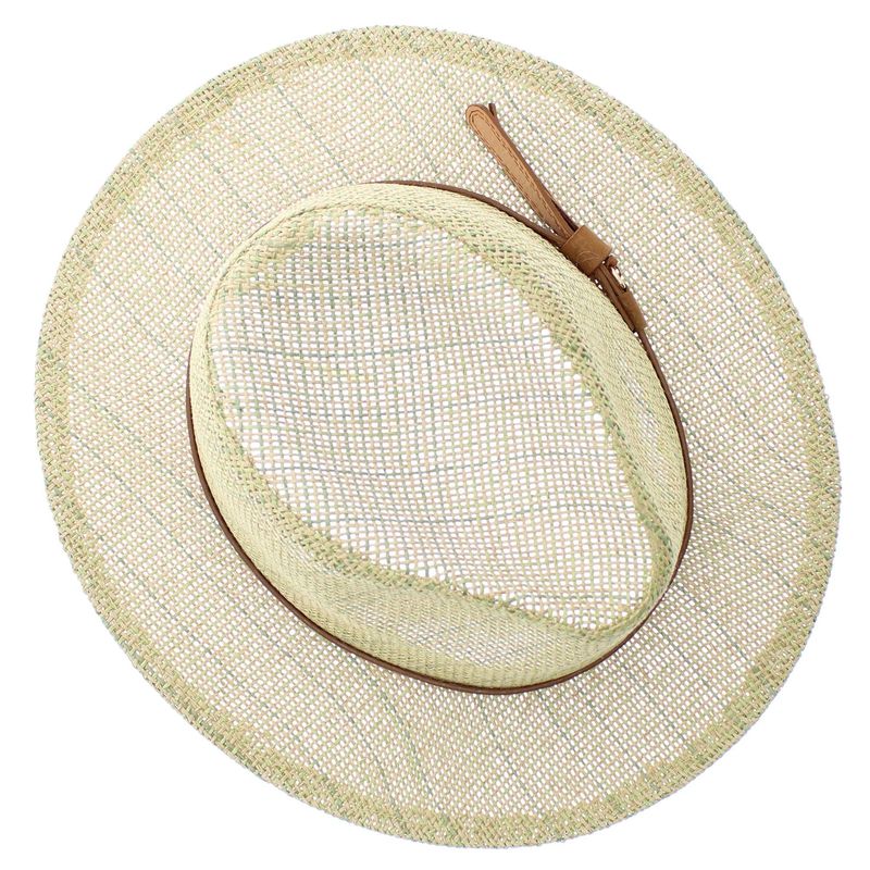 Fashion, accesorii si bijuterii - Barbati - Accesorii barbati - Caciuli si sepci barbati - Palarie de soare, barbati, ButicCochet, 100% paie de hartie, cu banda decorativa, Bej - PAL559 - Infinity.ro