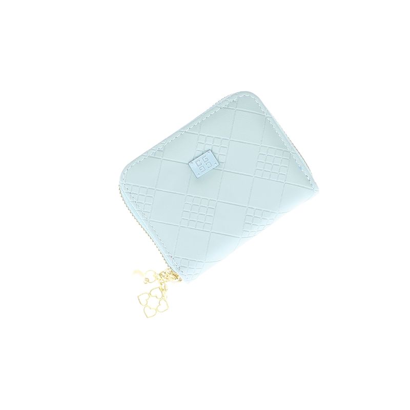 Fashion, accesorii si bijuterii - Femei - Accesorii femei - Portofele femei - Portofel de dama, din piele ecologica, Buticcochet, cu un fermoar, 11x18x2 cm, Albastru - PR871 - Infinity.ro