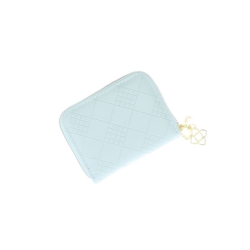 Fashion, accesorii si bijuterii - Femei - Accesorii femei - Portofele femei - Portofel de dama, din piele ecologica, Buticcochet, cu un fermoar, 11x18x2 cm, Albastru - PR871 - Infinity.ro