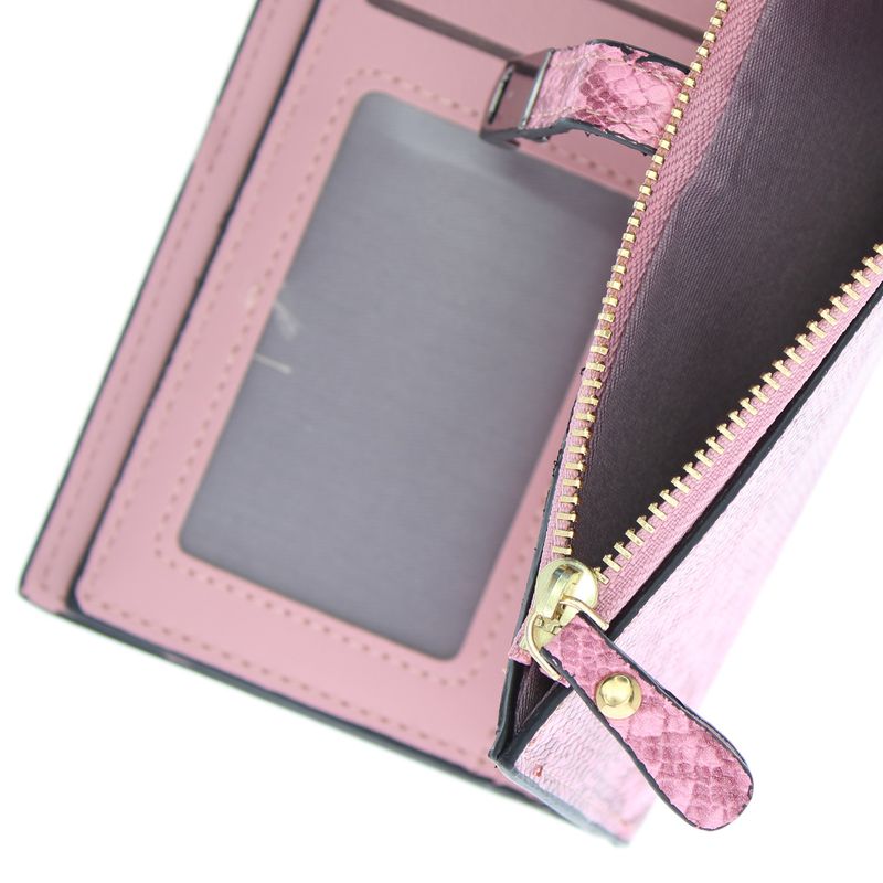 Fashion, accesorii si bijuterii - Femei - Accesorii femei - Portofele femei - Portofel de dama, din piele ecologica, Buticcochet, 19x10x2 cm, Roz - PR834 - Infinity.ro