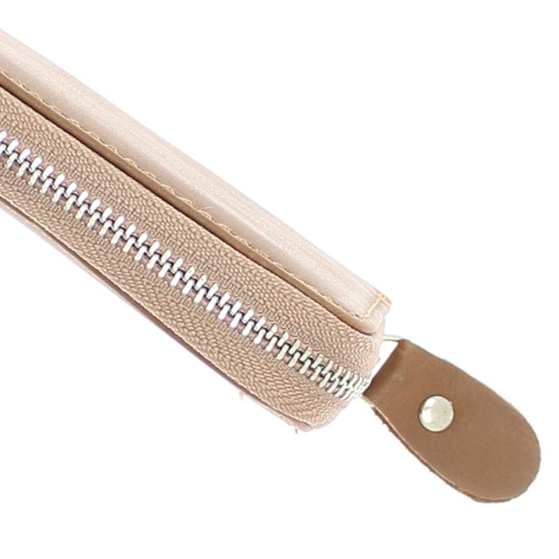 Fashion, accesorii si bijuterii - Femei - Accesorii femei - Portofele femei - Portofel unisex, port card, piele naturala, Buticcochet, 11 x 7.5 cm, maro - PR783 - Infinity.ro