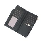 Fashion, accesorii si bijuterii - Femei - Accesorii femei - Portofele femei - Portofel de dama, din piele ecologica, Buticcochet, 19x10x2 cm, Negru - PR822 - Infinity.ro