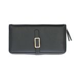 Fashion, accesorii si bijuterii - Femei - Accesorii femei - Portofele femei - Portofel de dama, din piele ecologica, Buticcochet, 19x10x3 cm, Negru - PR814 - Infinity.ro