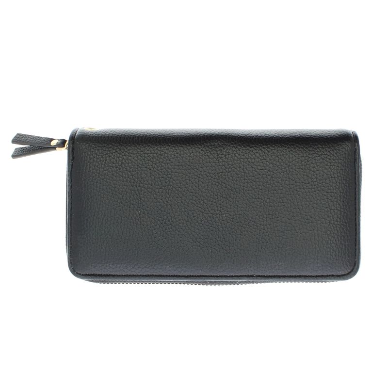 Fashion, accesorii si bijuterii - Femei - Accesorii femei - Portofele femei - Portofel de dama, din piele ecologica, Buticcochet, 19x10x3 cm, Negru - PR814 - Infinity.ro