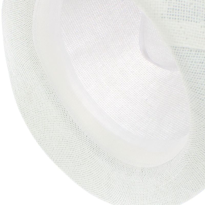 Fashion, accesorii si bijuterii - Barbati - Accesorii barbati - Caciuli si sepci barbati - Palarie de soare, barbati, din paie de hartie, model cu ancora decorativa, 55 cm, Alb - PAL1791 - Infinity.ro