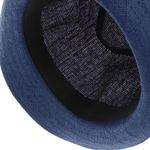 Fashion, accesorii si bijuterii - Barbati - Accesorii barbati - Caciuli si sepci barbati - Palarie de soare, barbati, din paie de hartie, model cu ancora decorativa, 59 cm, Bleumarin - PAL1548 - Infinity.ro
