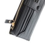 Fashion, accesorii si bijuterii - Femei - Accesorii femei - Portofele femei - Portofel de dama, din piele ecologica, Buticcochet, model aligator, 19x10x2 cm, Negru - PR799 - Infinity.ro