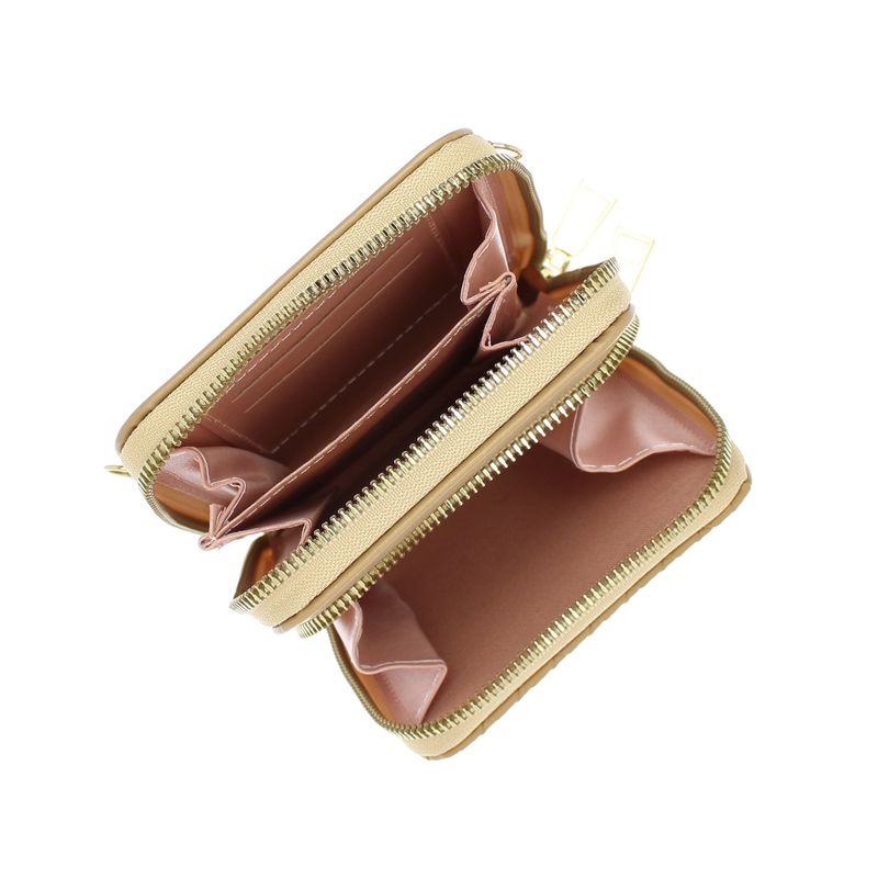 Fashion, accesorii si bijuterii - Femei - Accesorii femei - Portofele femei - Portofel dama, din piele ecologica, ButicCochet, 18 x11x4 cm, Maro - PR772 - Infinity.ro