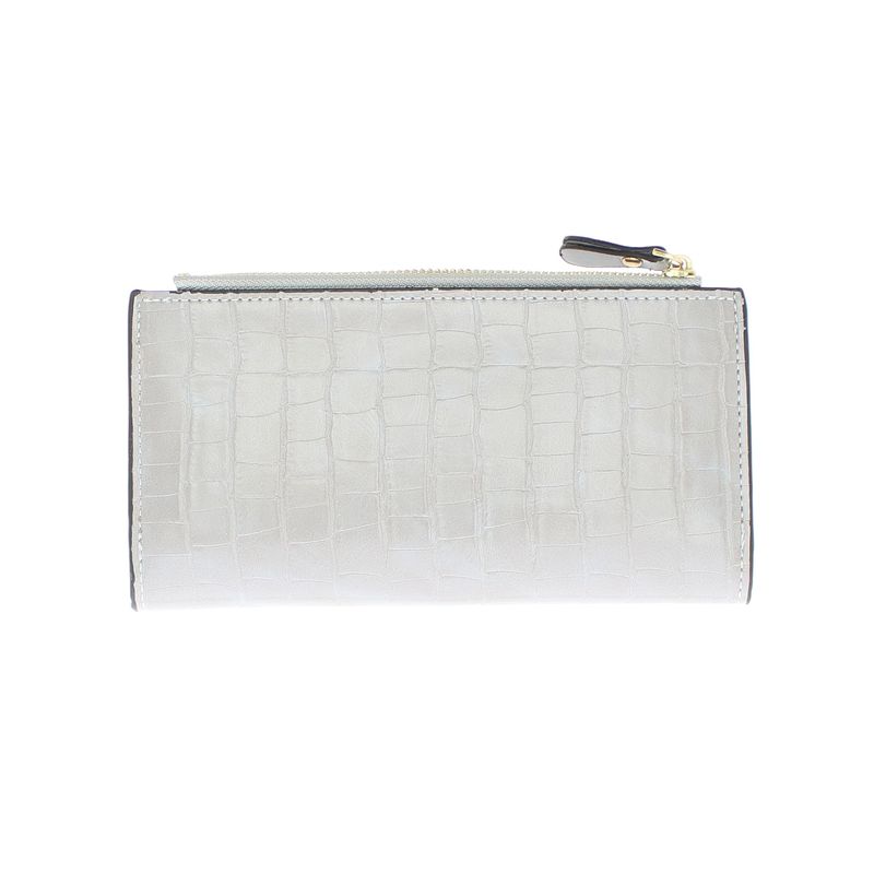 Fashion, accesorii si bijuterii - Femei - Accesorii femei - Portofele femei - Portofel de dama, din piele ecologica, Buticcochet, 19x10x2 cm, Gri - PR823 - Infinity.ro