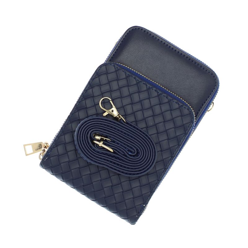 Fashion, accesorii si bijuterii - Femei - Accesorii femei - Portofele femei - Portofel dama, din piele ecologica, ButicCochet, 18 x11x4 cm, Bleumarin - PR770 - Infinity.ro
