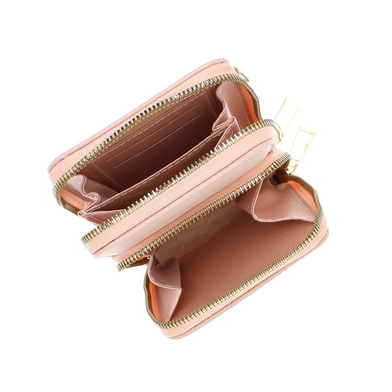 Fashion, accesorii si bijuterii - Femei - Accesorii femei - Portofele femei - Portofel dama, din piele ecologica, ButicCochet, 18 x11x4 cm, Roz - PR769 - Infinity.ro