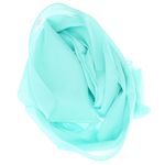 Fashion, accesorii si bijuterii - Femei - Accesorii femei - Esarfe si fulare femei - Esarfa, de dama, Buticcochet, din poliester, model uni, 50x150 cm, Bleu - ES1971 - Infinity.ro