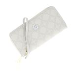 Fashion, accesorii si bijuterii - Femei - Accesorii femei - Portofele femei - Portofel de dama, din piele ecologica, Buticcochet, cu un fermoar si flori, 19x10x2 cm, Gri - PR858 - Infinity.ro
