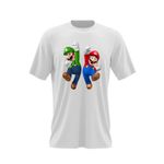 Fashion, accesorii si bijuterii - Barbati - Imbracaminte - Tricouri si bluze barbati - Tricou barbati Super Mario Bros Luigi Mario Odyssey, alb, marime 2XL - Infinity.ro