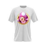 Fashion, accesorii si bijuterii - Barbati - Imbracaminte - Tricouri si bluze barbati - Tricou barbati Super Mario Bros Star Rush Toad 3D, alb, marime 2XL - Infinity.ro