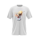 Fashion, accesorii si bijuterii - Barbati - Imbracaminte - Tricouri si bluze barbati - Tricou barbati Your Lie in April Kaori Vioara Violonista, alb, marime 2XL - Infinity.ro