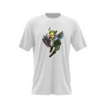 Fashion, accesorii si bijuterii - Barbati - Imbracaminte - Tricouri si bluze barbati - Tricou barbati Legend of Zelda Breath of the Wild, alb, marime 2XL - Infinity.ro
